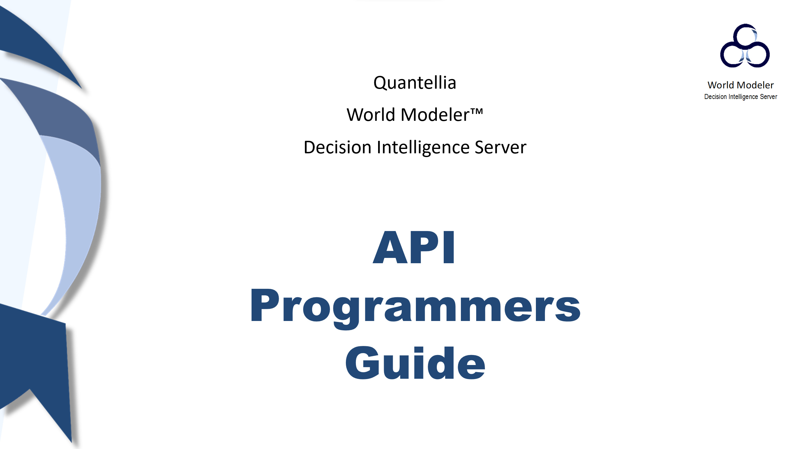 World Modeler Server API Programmers Reference